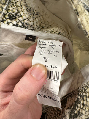 2001 Roberto Cavalli snake skin pants