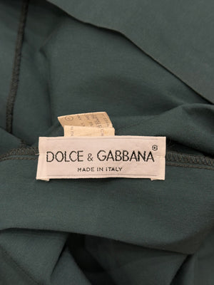 1990s Dolce & Gabbana draped midi dress