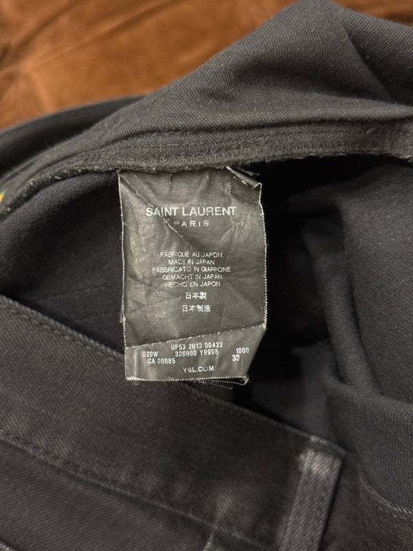 2013 Saint Laurent D01 slim-fit denim pants