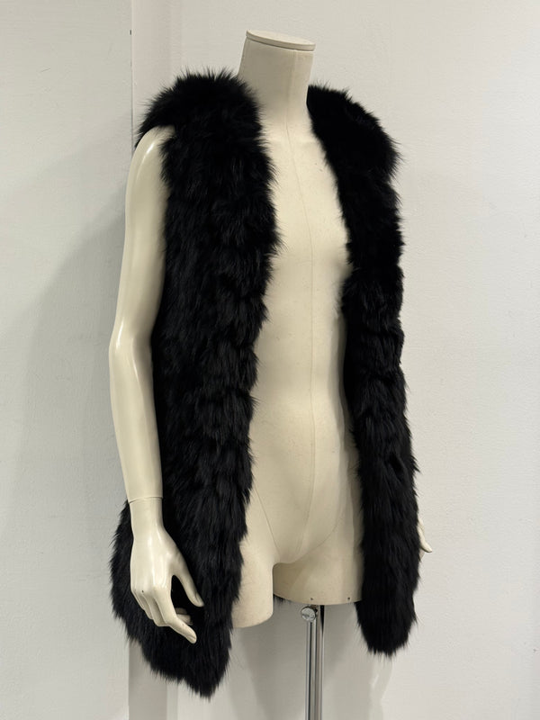 2000s Yves Saint Laurent by Tom Ford real fur vest