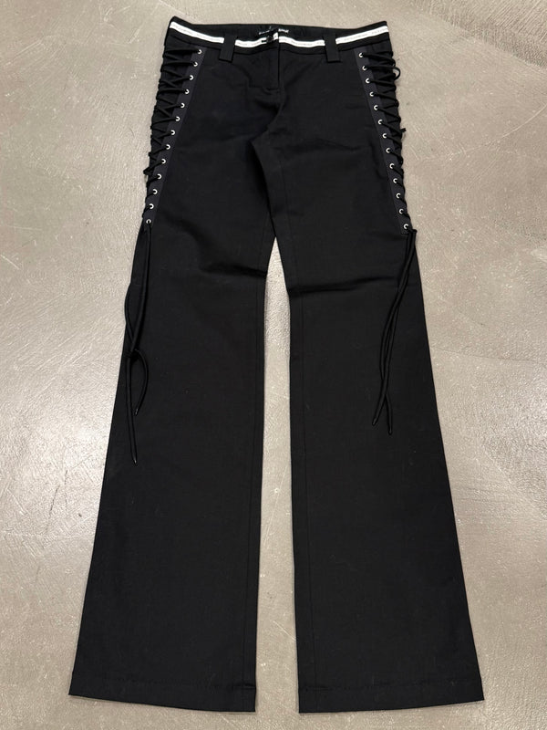 A/W2003 Dolce & Gabbana bondage lace-up pants