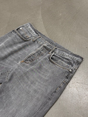 2000s Dior gray washed denim