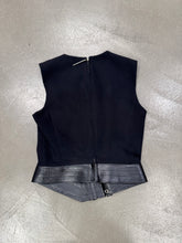 Load image into Gallery viewer, 1990s Dirk Bikkembergs backzip vest with leather belt
