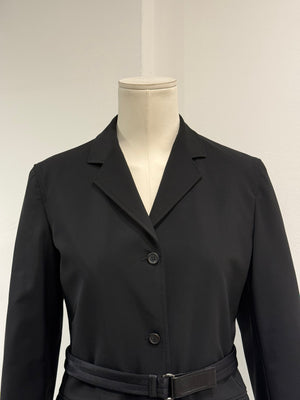 2000s Prada belted tailored jacket