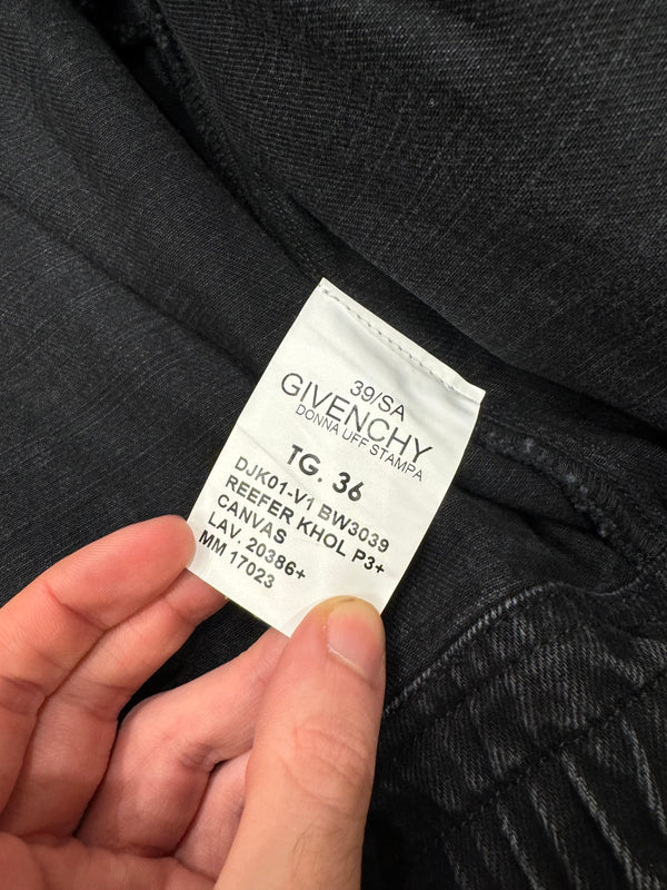 2020s Givenchy sample bomber denim jacket