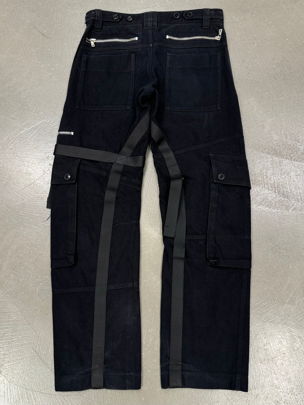 A/W 2003 Dolce & Gabbana runway bondage parachute cargo pants