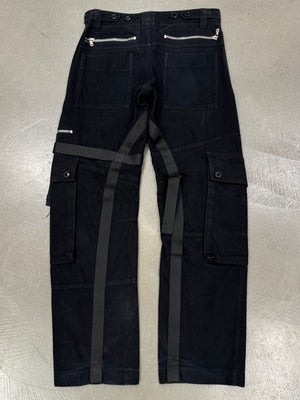 A/W 2003 Dolce & Gabbana runway bondage parachute cargo pants