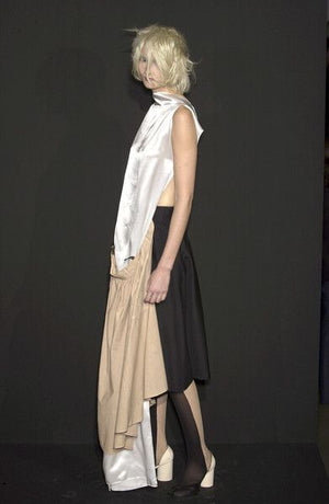 S/S2004 Maison Margiela artisanal double skirt