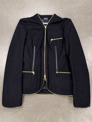 A/W2003 Alexander McQueen full zip sleeve jacket