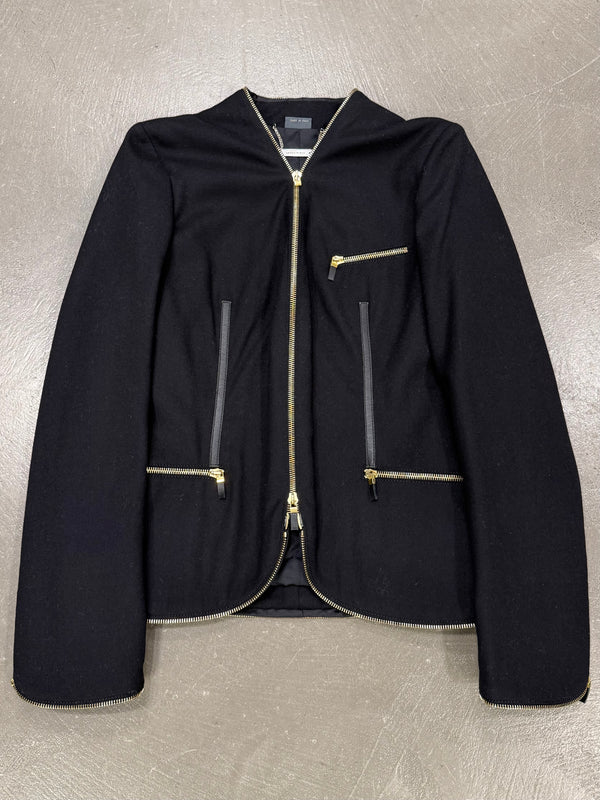 A/W2003 Alexander McQueen full zip sleeve jacket