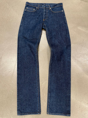 2000s Dior by Hedi Slimane raw jeans