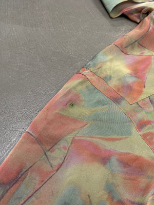 1990s Emporio Armani iridescent camo coat