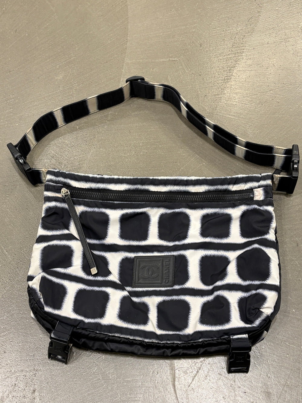 2006-2008 Chanel line sport reversible crossbody bag