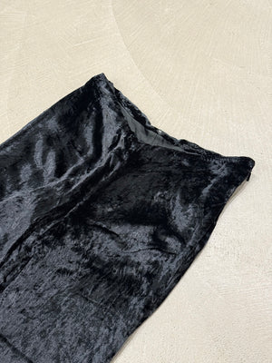 A/W1999 Gucci by Tom Ford runway velvet ruched pants