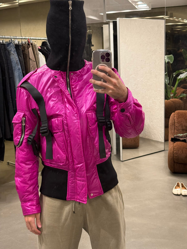 A/W2003 DOLCE & GABBANA bondage paracadute aviatore jacket