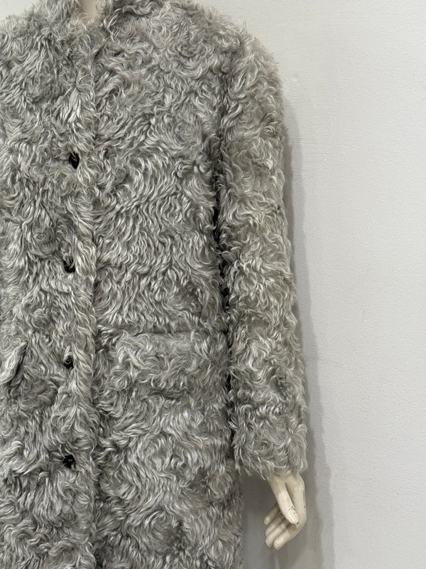 A/W2007 Prada runway faux fur mohair coat