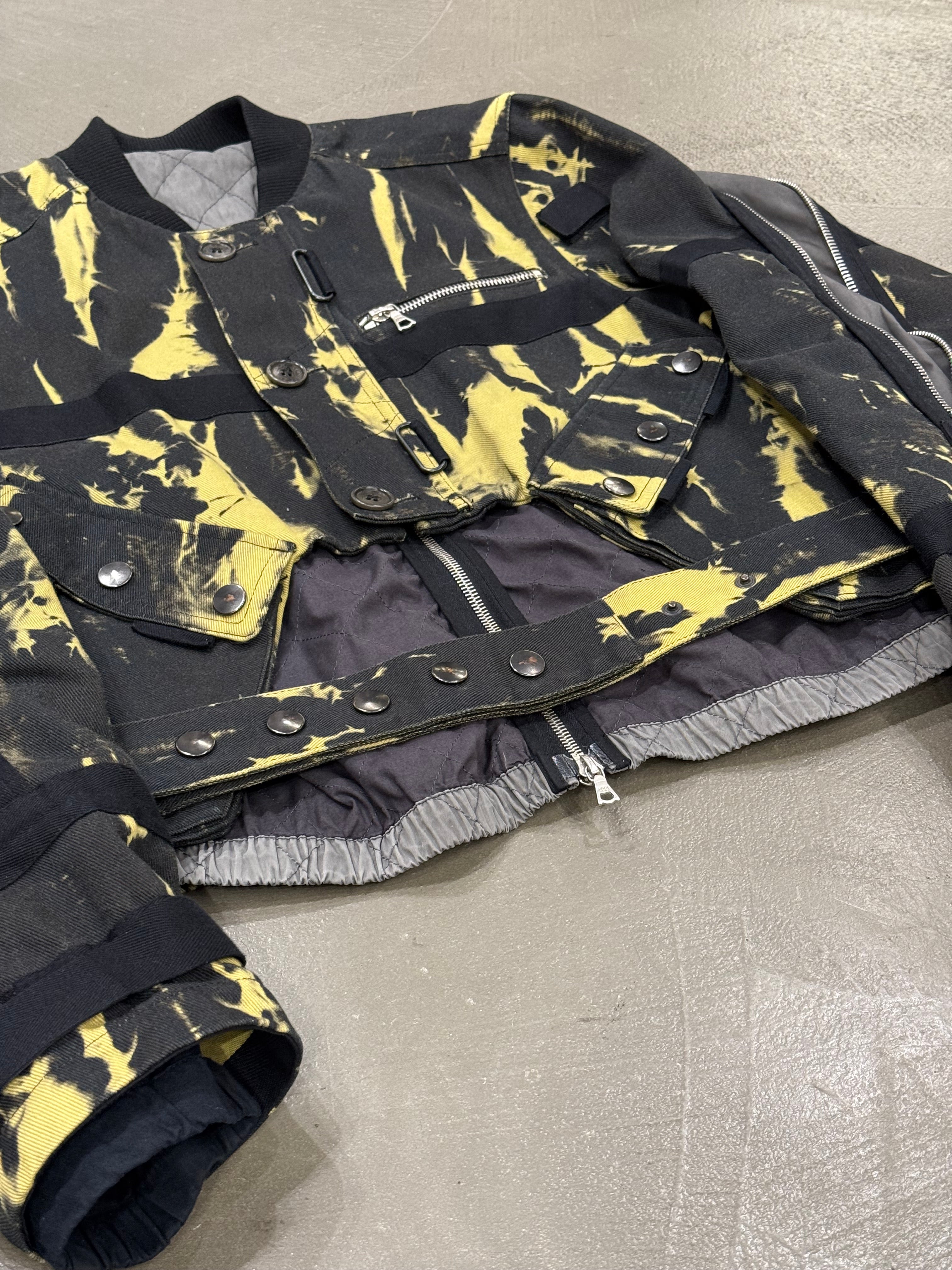 A/W2014 Dries Van Noten runway back-zip bomber jacket