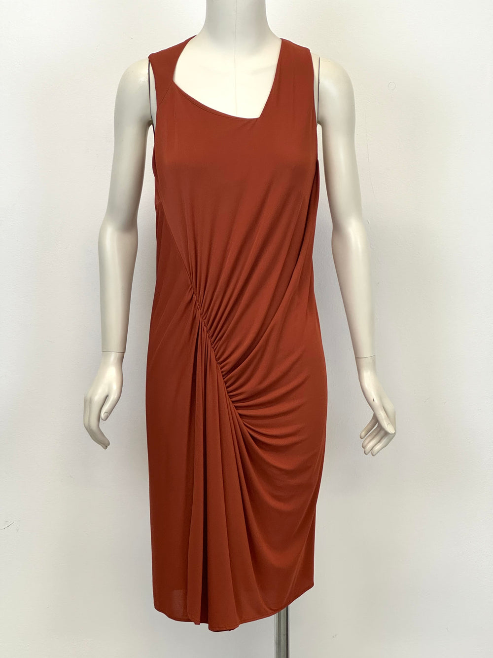 2011 Balenciaga asymmetrical deconstructed draped dress