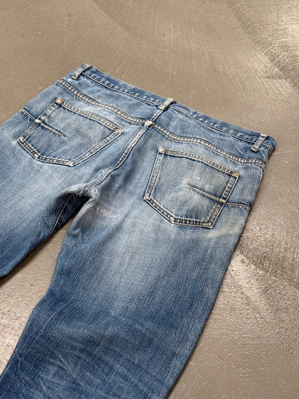 2000s Dior by Hedi Slimane faded jeans
