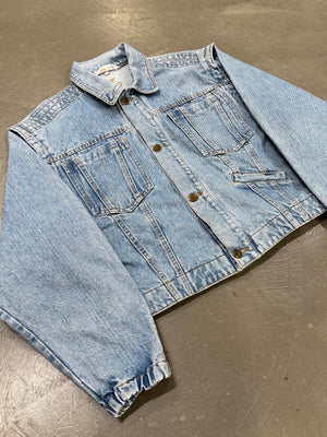 1990s Armani boxy denim jacket
