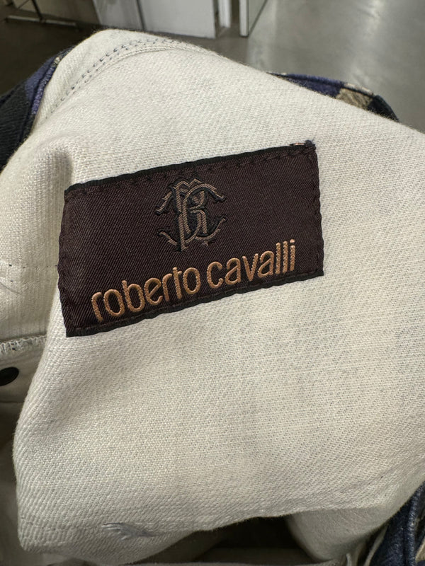 2000s Roberto Cavalli mainline geometrical jeans