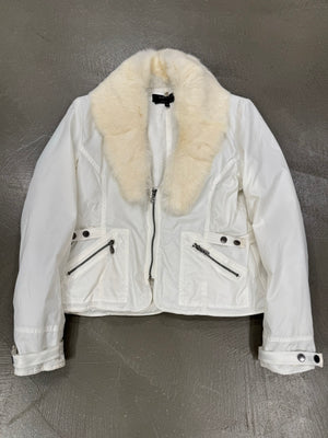 A/W2004 Gucci by Tom Ford real fur nylon jacket