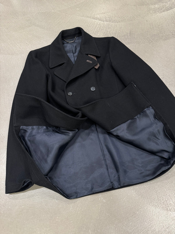 2000s Dolce Gabbana double breasted wool coat