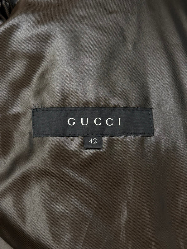 2008 Gucci nylon belted puffer coat