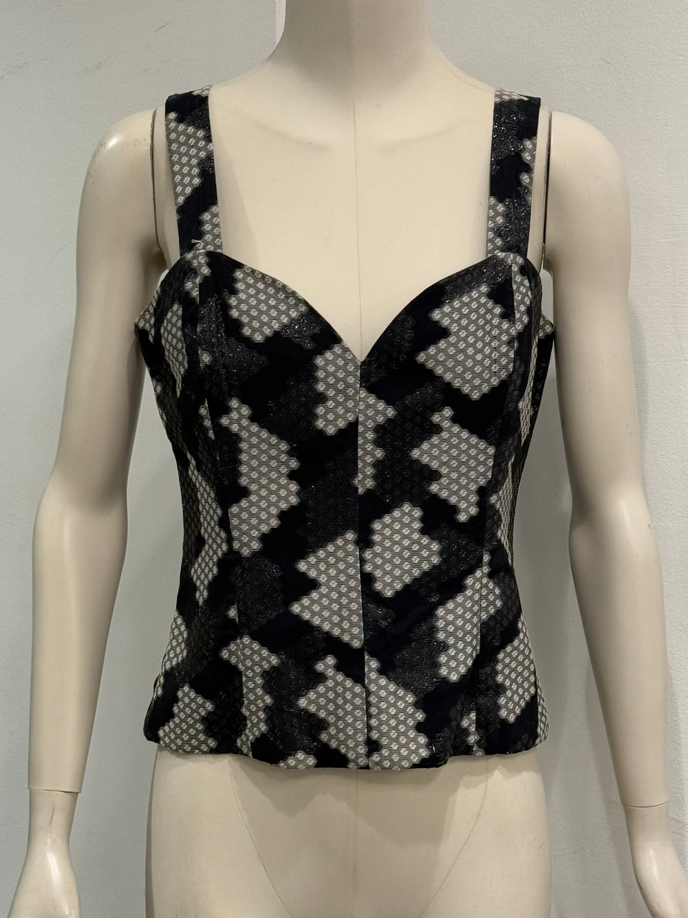 1980s Christian Dior silk corset
