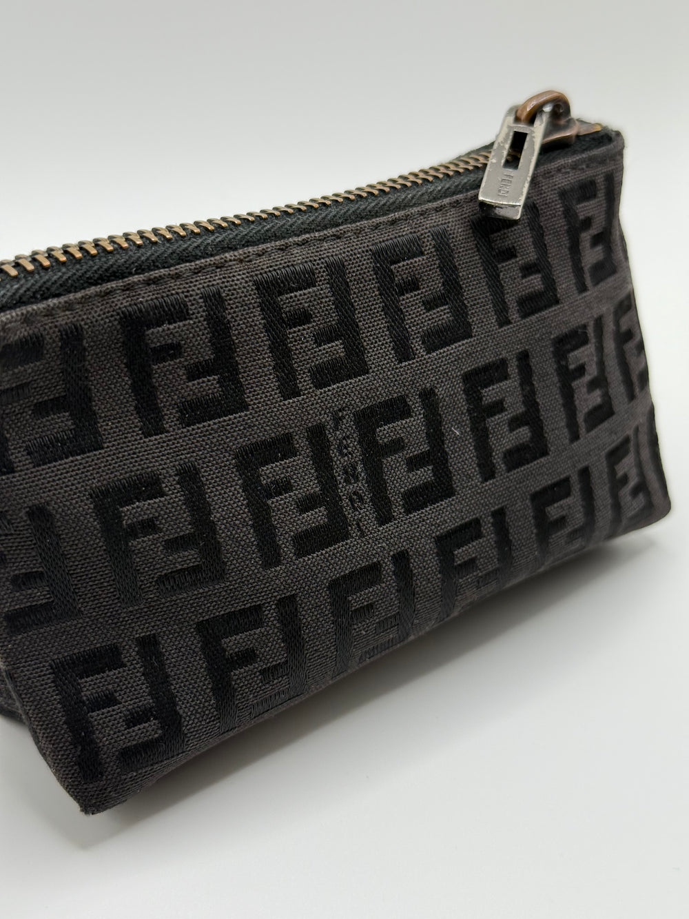 2000s Fendi monogram zucchino pochette