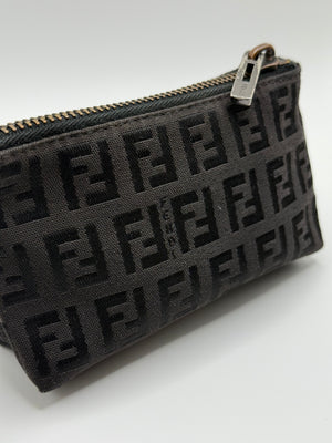 2000s Fendi monogram zucchino pochette