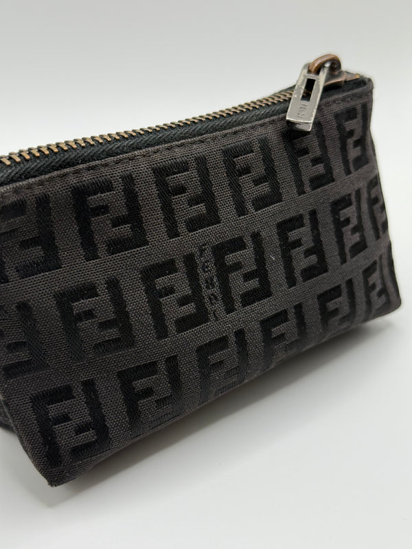 2000s Fendi monogram zucchino pochette