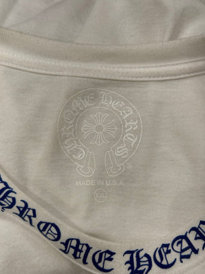 Chrome Hearts neck letters logo T-shirt