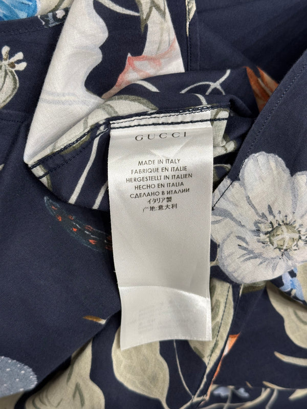 2014 Gucci flora cotton shirt