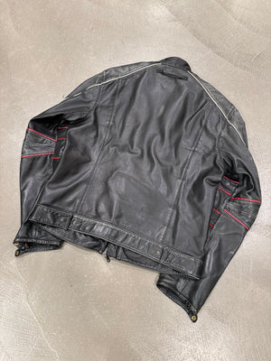 2000s Prada moto leather jacket