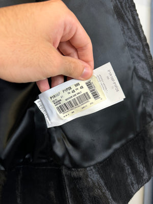 AW2013 Emporio Armani sample pony hair leather jacket
