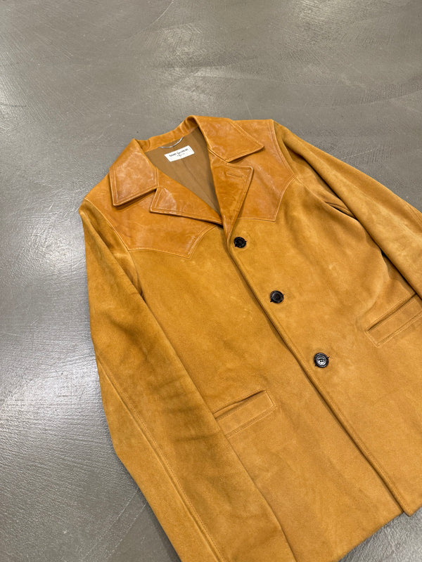 A/W 2013 Saint Laurent by Hedi Slimane L13 suede western jacket