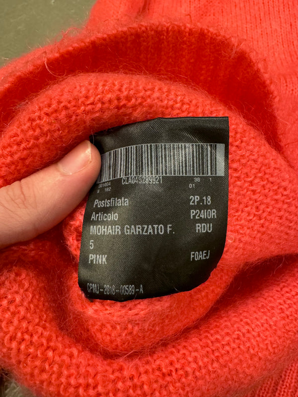 2018 Prada pink mohair sweater
