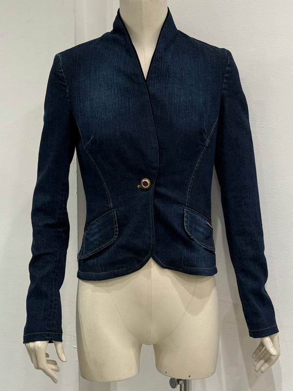 2000s Dolce & Gabbana faded denim jacket