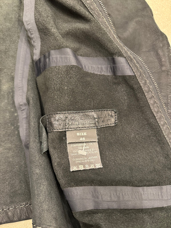 Isaac Sellam artisanal metal spine leather jacket