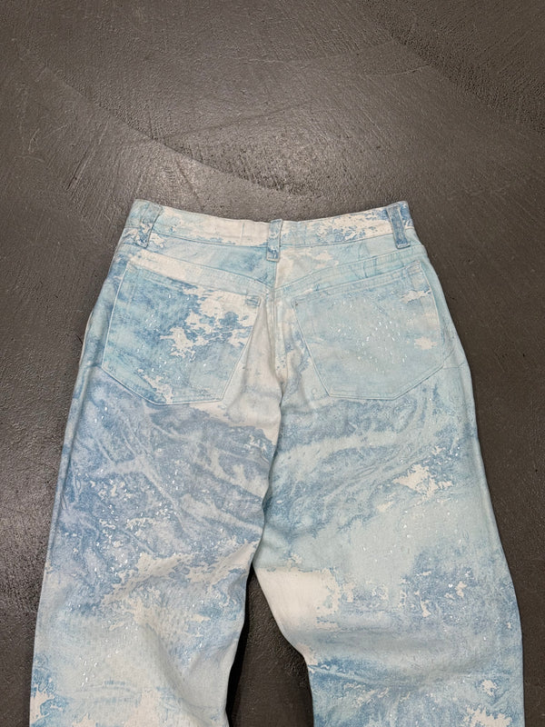 1990s Roberto Cavalli sequin printed pants