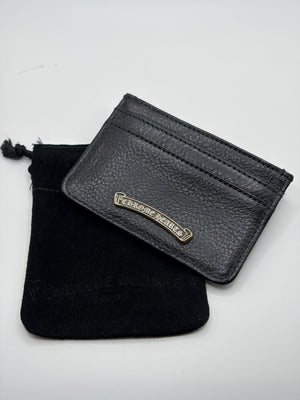 Chrome Hearts leather card holder