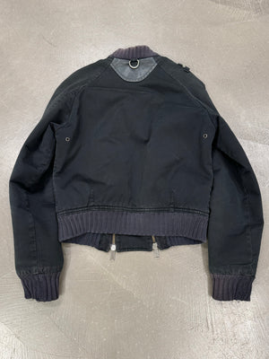 A/W 2004 Dsquared2 aviator double zipper bomber jacket
