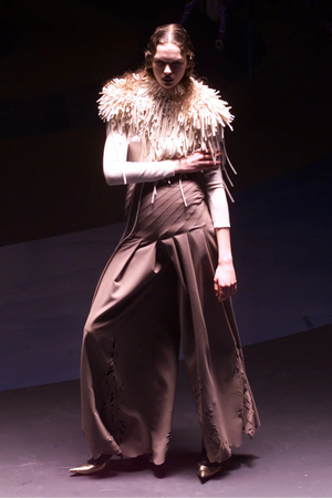 A/W2001 Alexander McQueen runway high waist palazzo pants