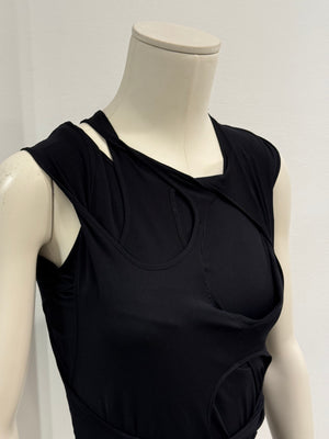 S/S2004 Junya Watanabe runway deconstructed layered top