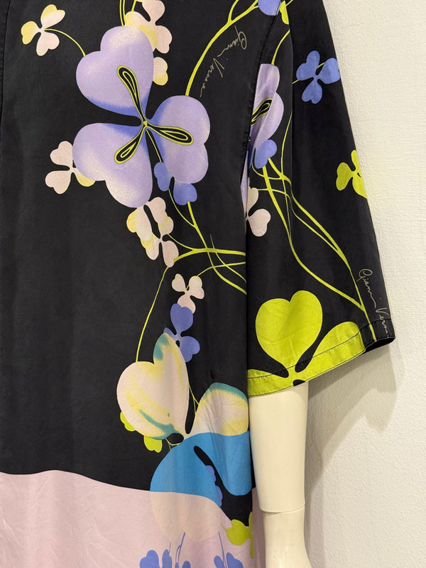 1990s Gianni Versace silk floral shirt