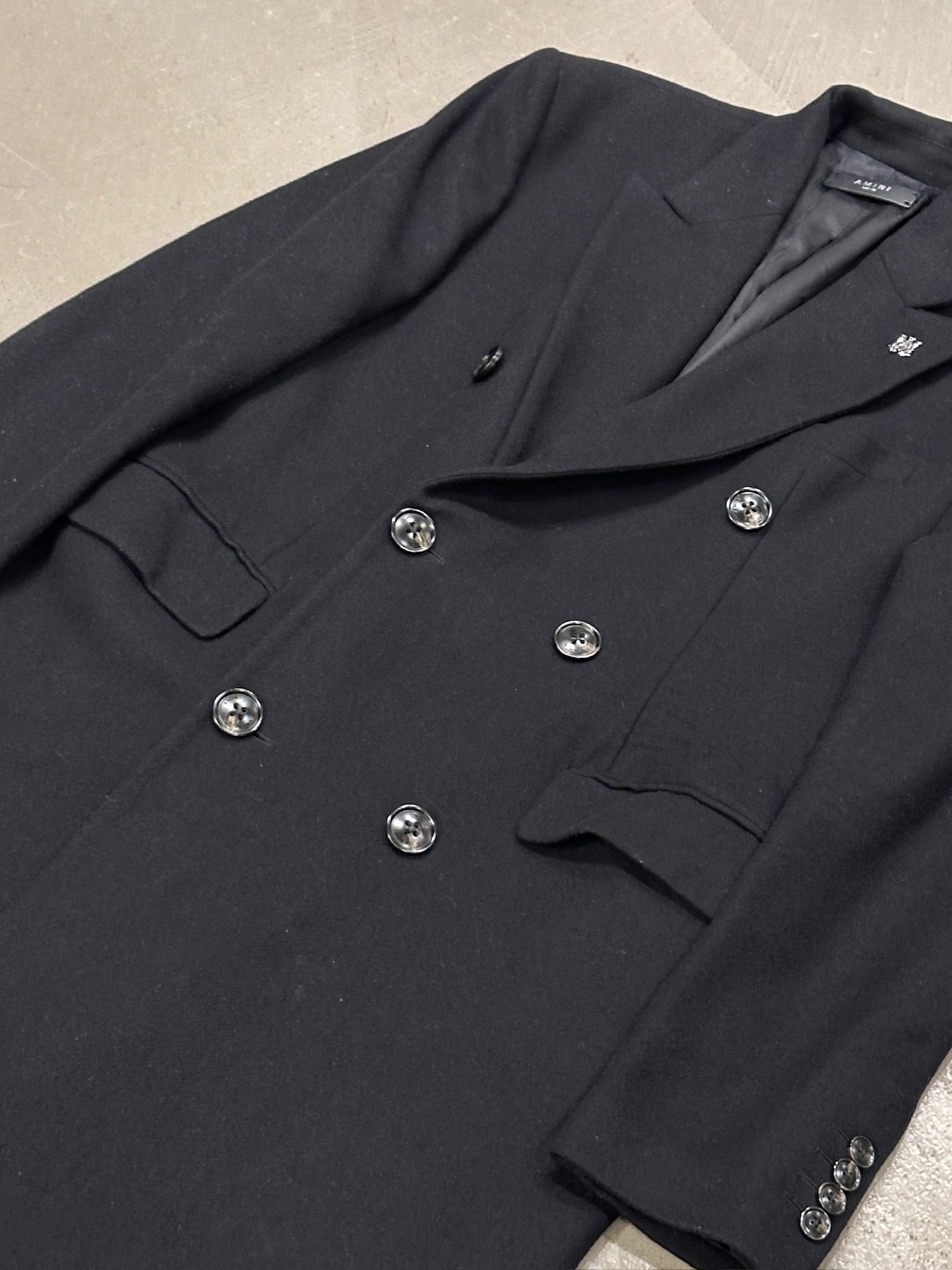 2020s Amiri long double-breasted coat