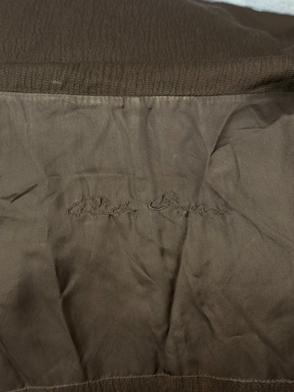 S/S2009 Rick Owens black asymmetric draped jacket