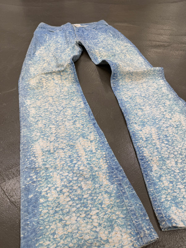 2000s Roberto Cavalli mainline glittered ocean pants
