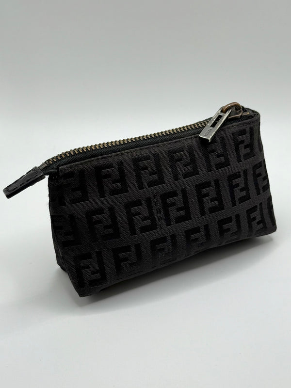 2000s Fendi monogram zucchino pochette